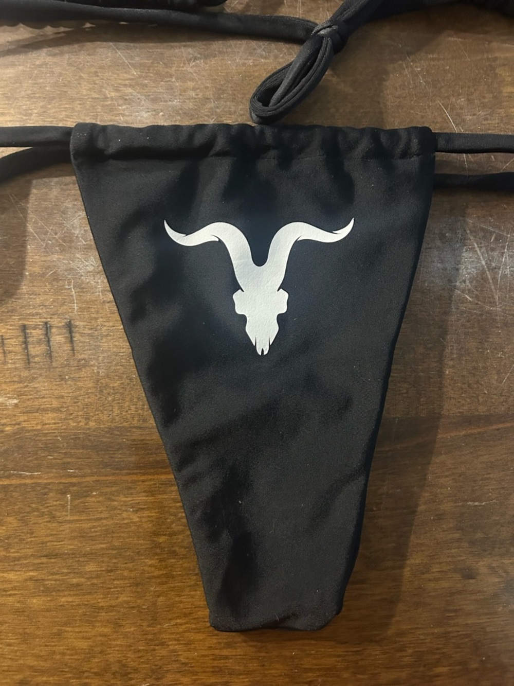 New no Tags Ignite Co by Dan Bilzerian Black & White Tri-Top Rio Bottom Bikini - Picture 13 of 13